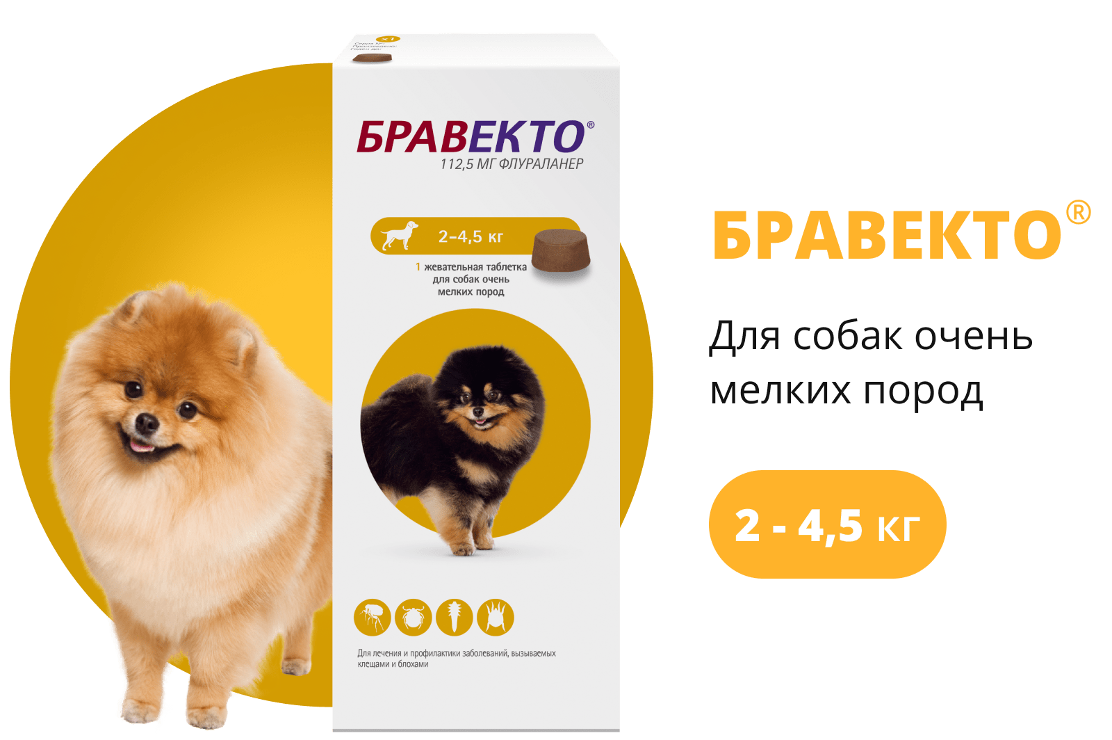 Бравекто (Bravecto): таблетка от блох и клещей у собак, все про ...